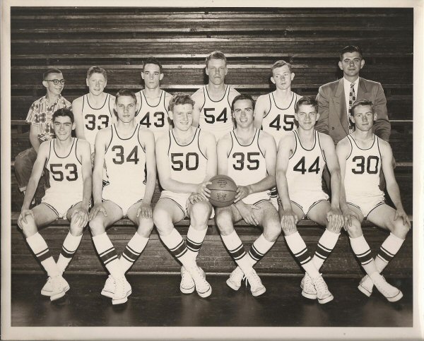 Janesville High School Girl's Basketball, 1950s, One of a s…